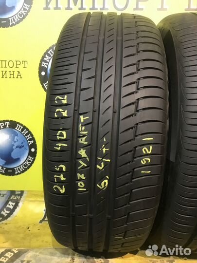 Continental ContiPremiumContact 6 275/40 R22 и 315/35 R22 107Y