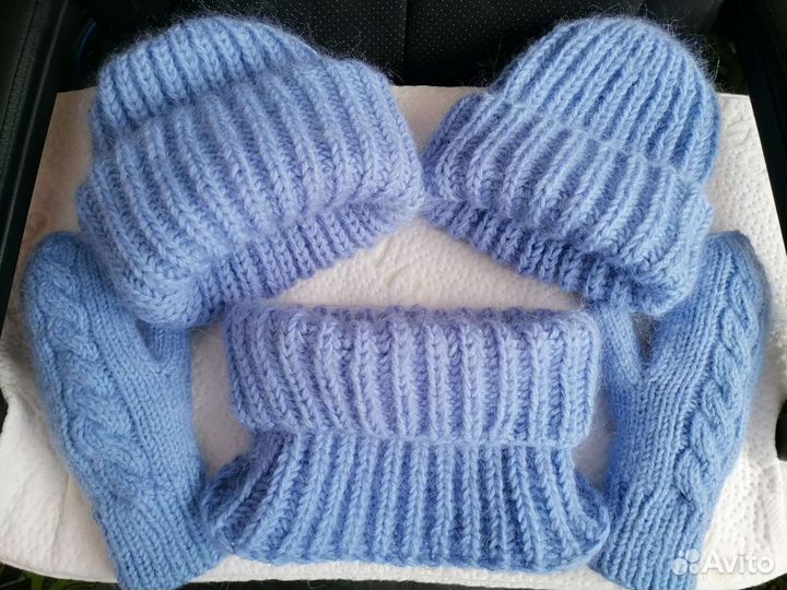Зимние вязаные вещи