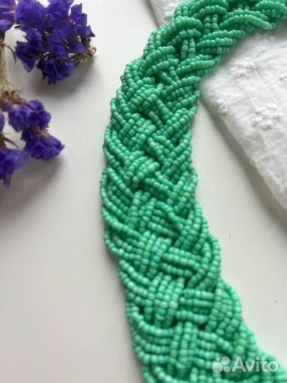 Колье из бисера