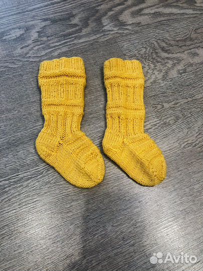 Комплект варежки и носки для новорожденного