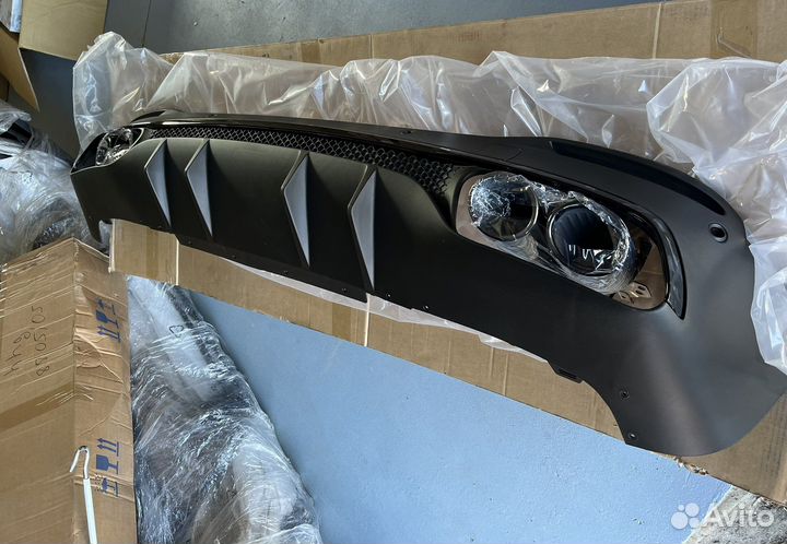 Диффузор w167 GLE 53 AMG black