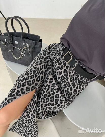 Юбки лео джинсовые 40-50 размеры