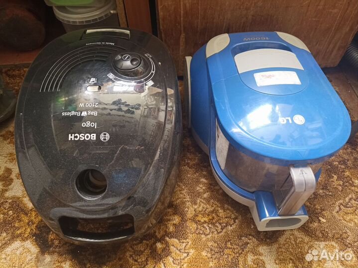 Пылесосы на запчасти/восстановление bosch и lg