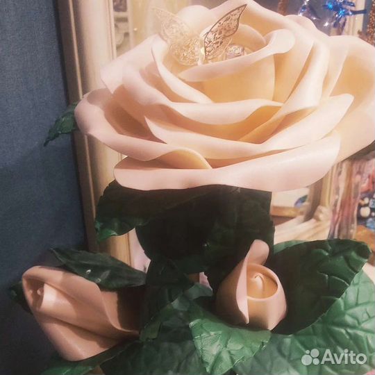 Роза светильник тумбочный,торшер,лилия