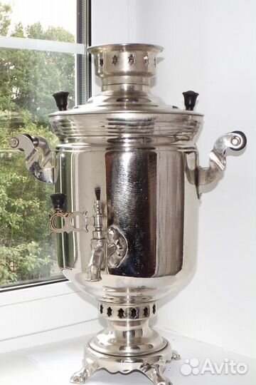 Дровяной самовар для чаепития 1977г. Отличный