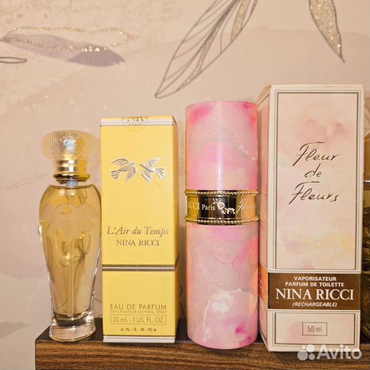 L'air du temps Nina Ricci винтаж Fleur de fleurs