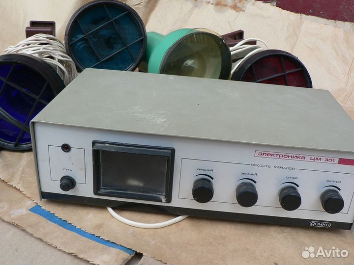 Цветомузыка Электроника цм 301