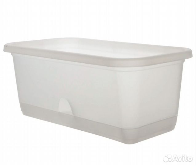 Ящик для цветов с поддоном