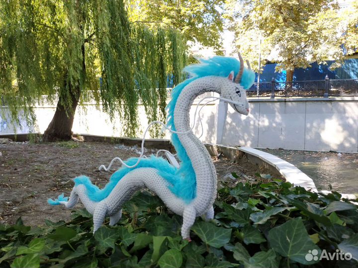 Дракон Хаку вязаный