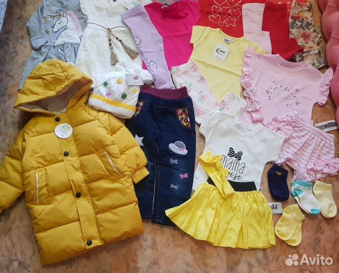 Вещи пакетом на девочку