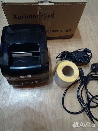 Термопринтер Xprinter XP-365b б/у для этикеток