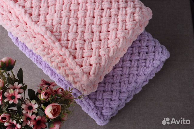 Плед ручной работы