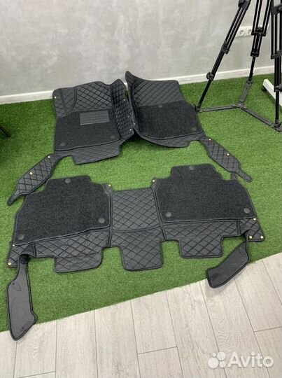3d коврики из экокожи Land Cruizer 200