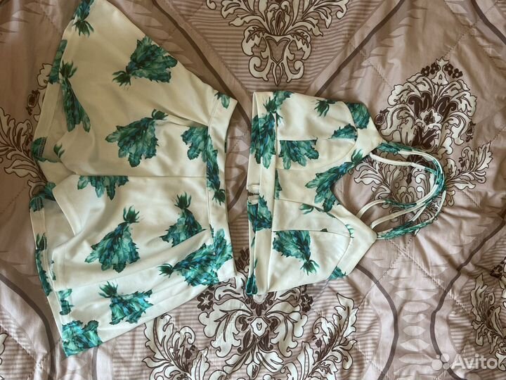 Летний комплект шорты топ