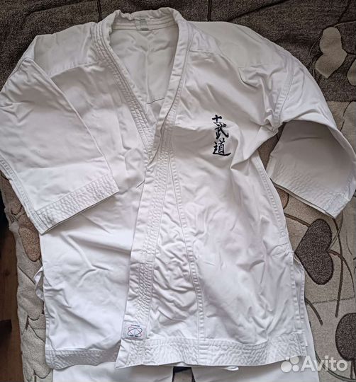 Кимоно белое карате, кабудо, дзюдо