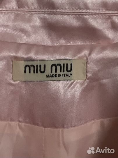 Пиджак miu miu