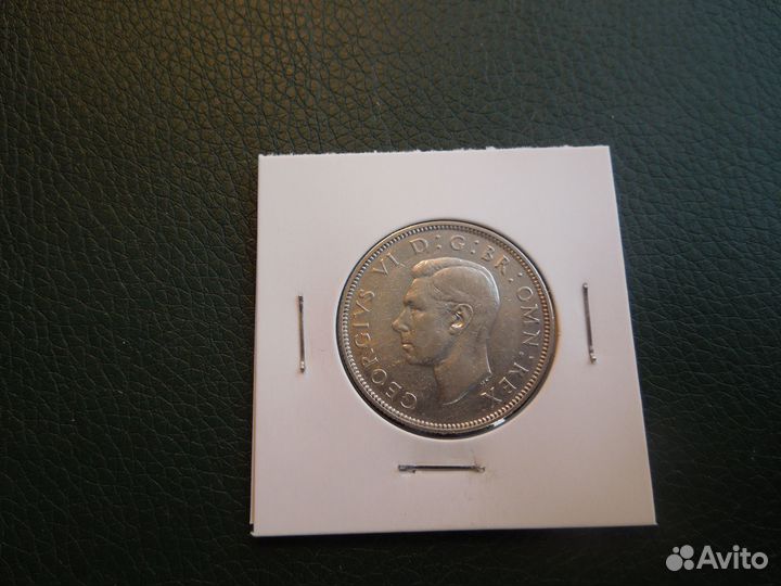 1 флорин и 2 шиллинга серебро Великобритания