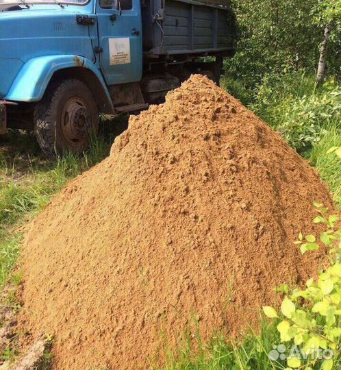 Песок речной, песок мытый, для песочниц