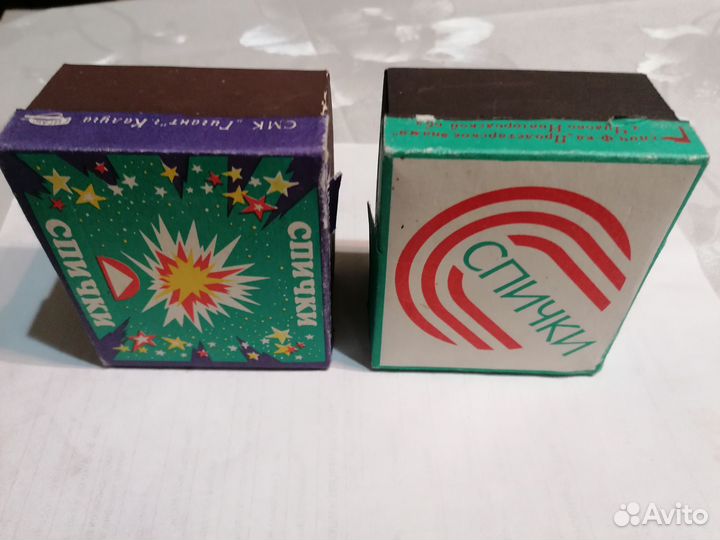 Спички СССР в деревянном коробке