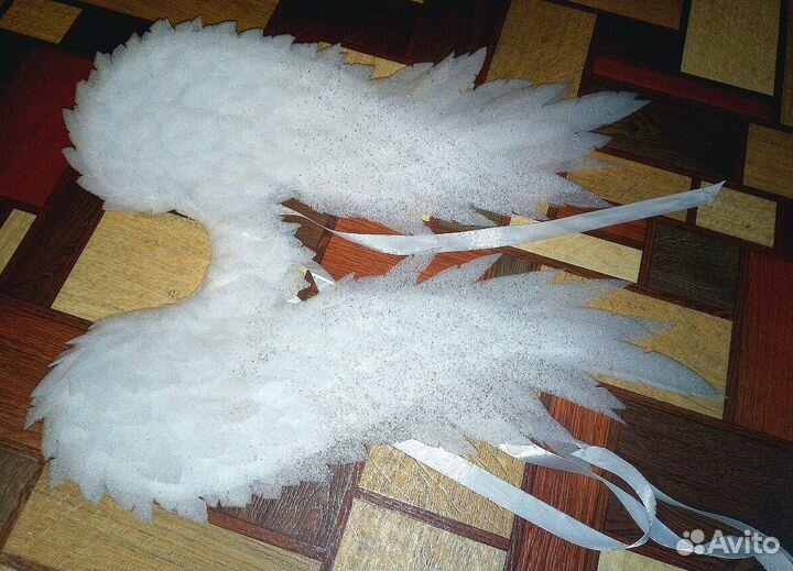 Изготавливаю крылышки ангела