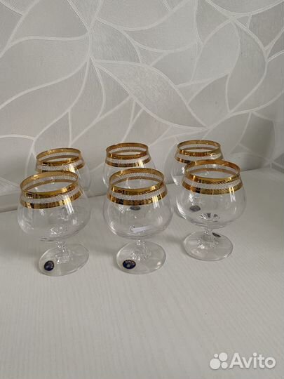 Фужеры богемия