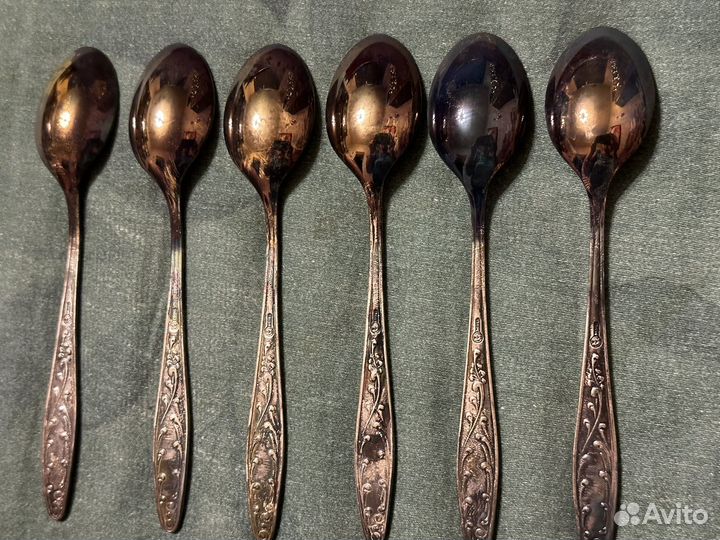 Набор столовых приборов мельхиор СССР