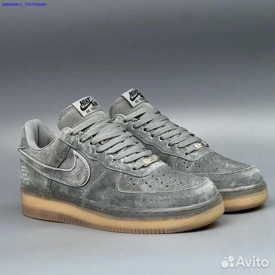 Кроссовки Nike Air Force 1 Серые (Арт.31210)