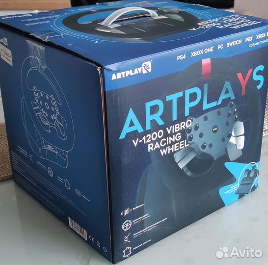 Игровой руль artplays v 1200vibro racing wheel