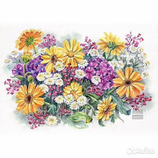 Картина акварель 