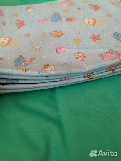 Пелёнки тонкие 95*120 ситец (новые)