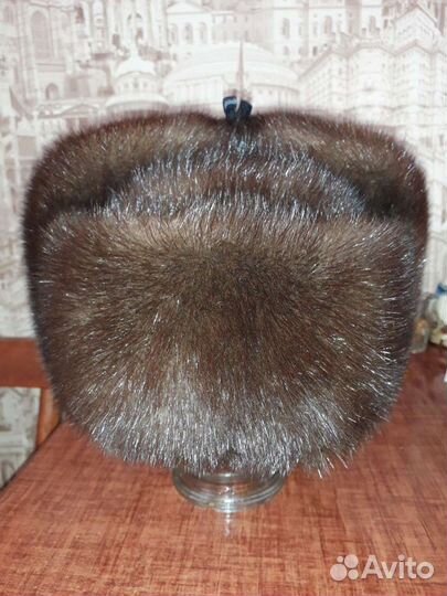 Стильная норковая кепка