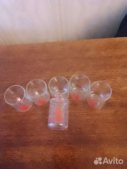 Хрустальные рюмки на ножке СССР