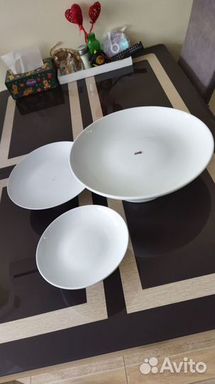 Блюда керамические 3шт