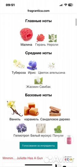 Mmmm. Juliette Has A Gun 1.7 мл оригинал