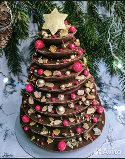 Форма для шоколадной ёлки большой