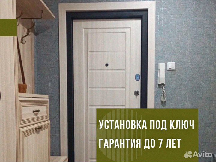 Дверь входная железная с установкой