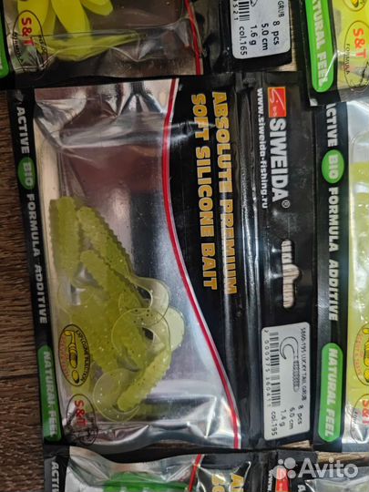 Силиконовые приманки съедобный силикон