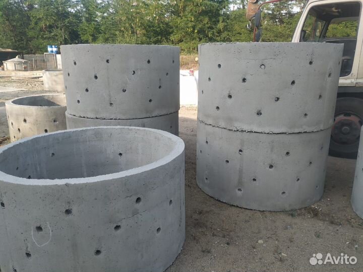 Бетонные, железобетонные кольца и комплектующие