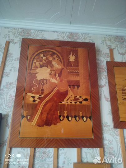 Панно из шпона - маркетри