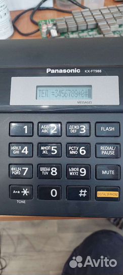 Факс panasonic kx-ft988