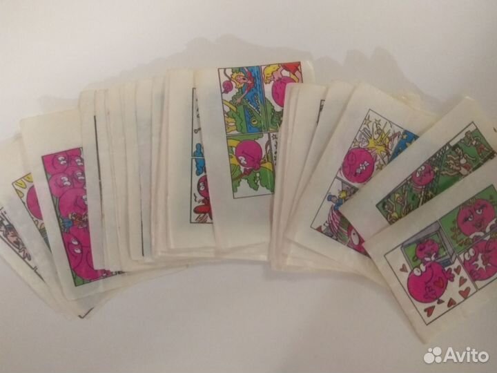 Вкладыши жевательной резинки 