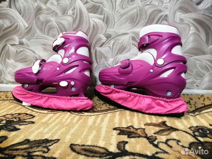 Коньки раздвижные для девочки 34 37