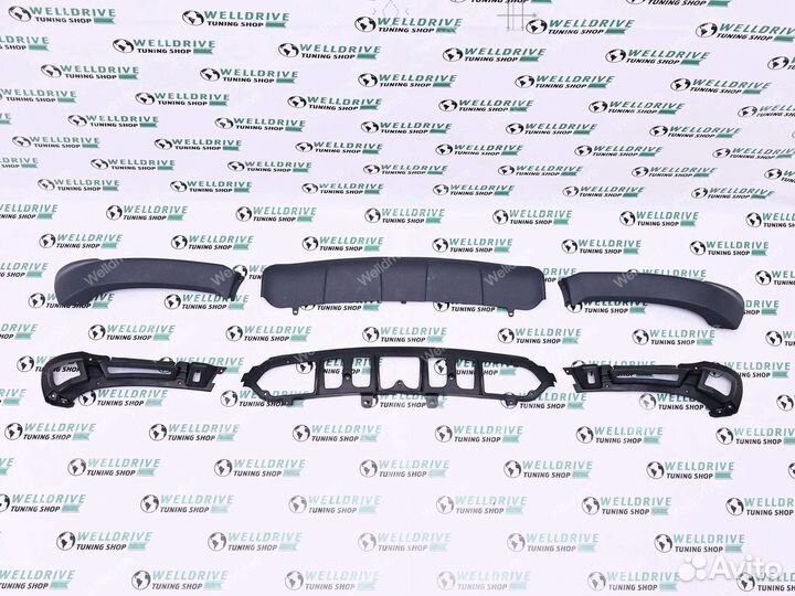 Губа передняя BMW X5 E70 без М пакета под покраску