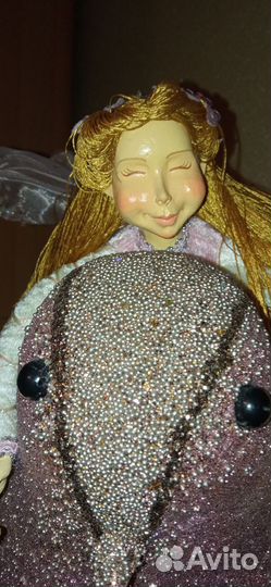 Новогодняя композиция подвеска большая на ёлку