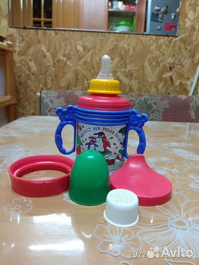 Кружка поильник с насадками, бутылочки и соски