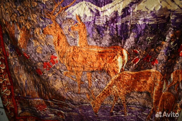 Ковёр советский плюшевый