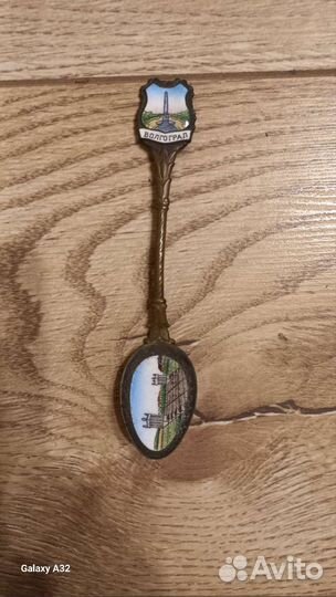 Сувенирные ложки. Волгоград. латунь