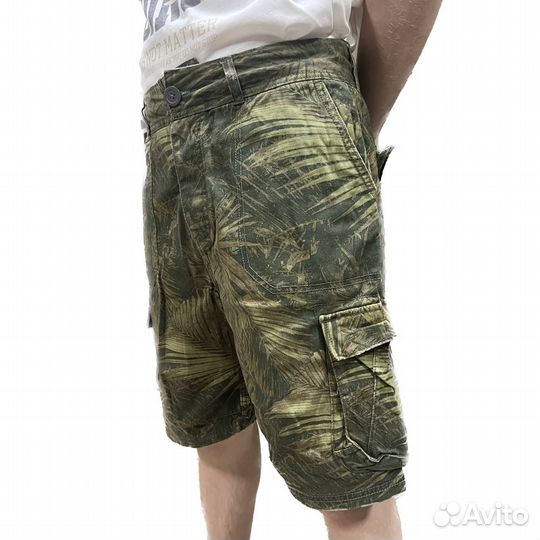 Шорты карго камуфляжные мужские