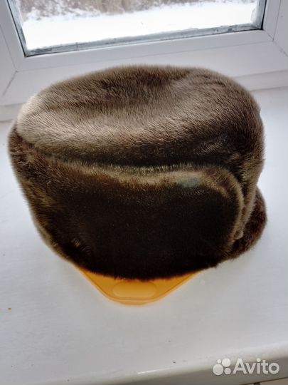 Норковая шапка мужская