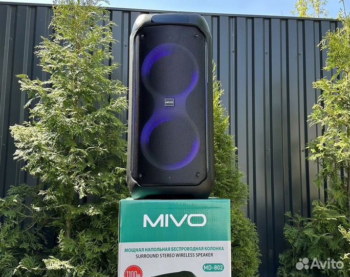 Блютуз колонка с караоке mivo MD-802 120Wt